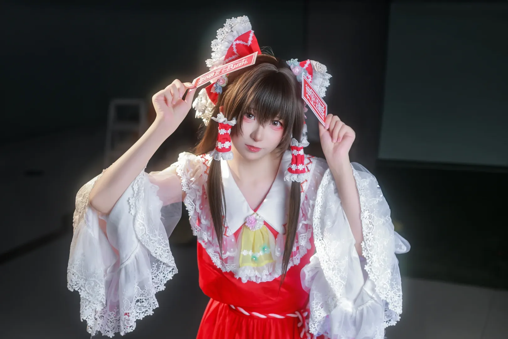 博麗霊夢コスプレ, 東方Project, ポーズ参考, コスプレ撮影, 巫女 - 3枚目