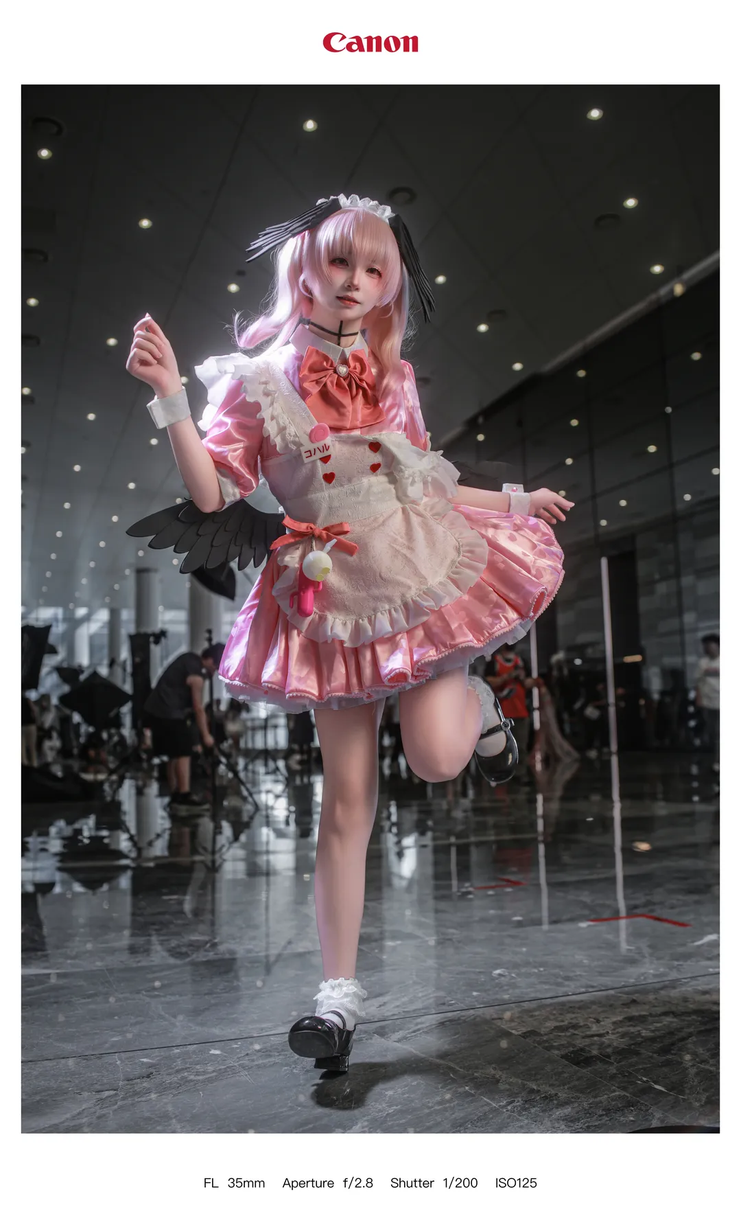 イベント写真, 下江コハル コスプレ, イベント撮影, メイド服コスプレ, アクション指導