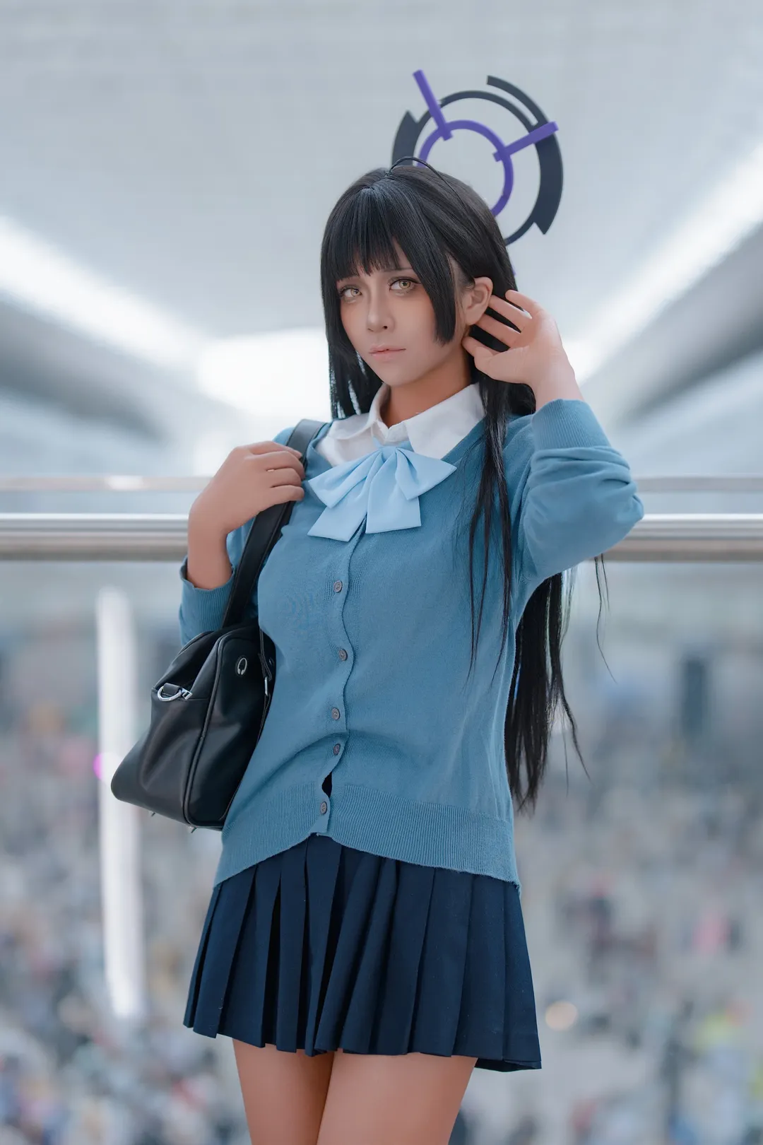 ブルーアーカイブ, CP31アニメコンベンション, オーバーニーソックス, 角楯カリンコスプレ, 日焼けJK - 2枚目