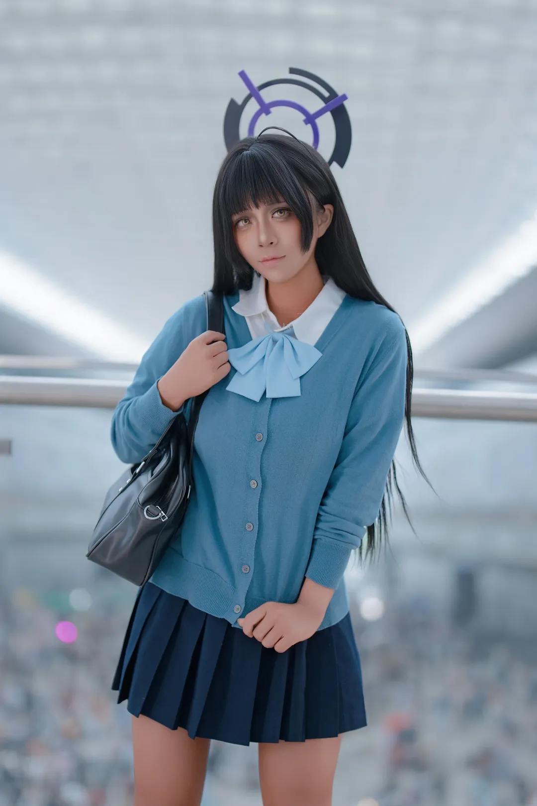 ブルーアーカイブ, CP31アニメコンベンション, オーバーニーソックス, 角楯カリンコスプレ, 日焼けJK - 5枚目