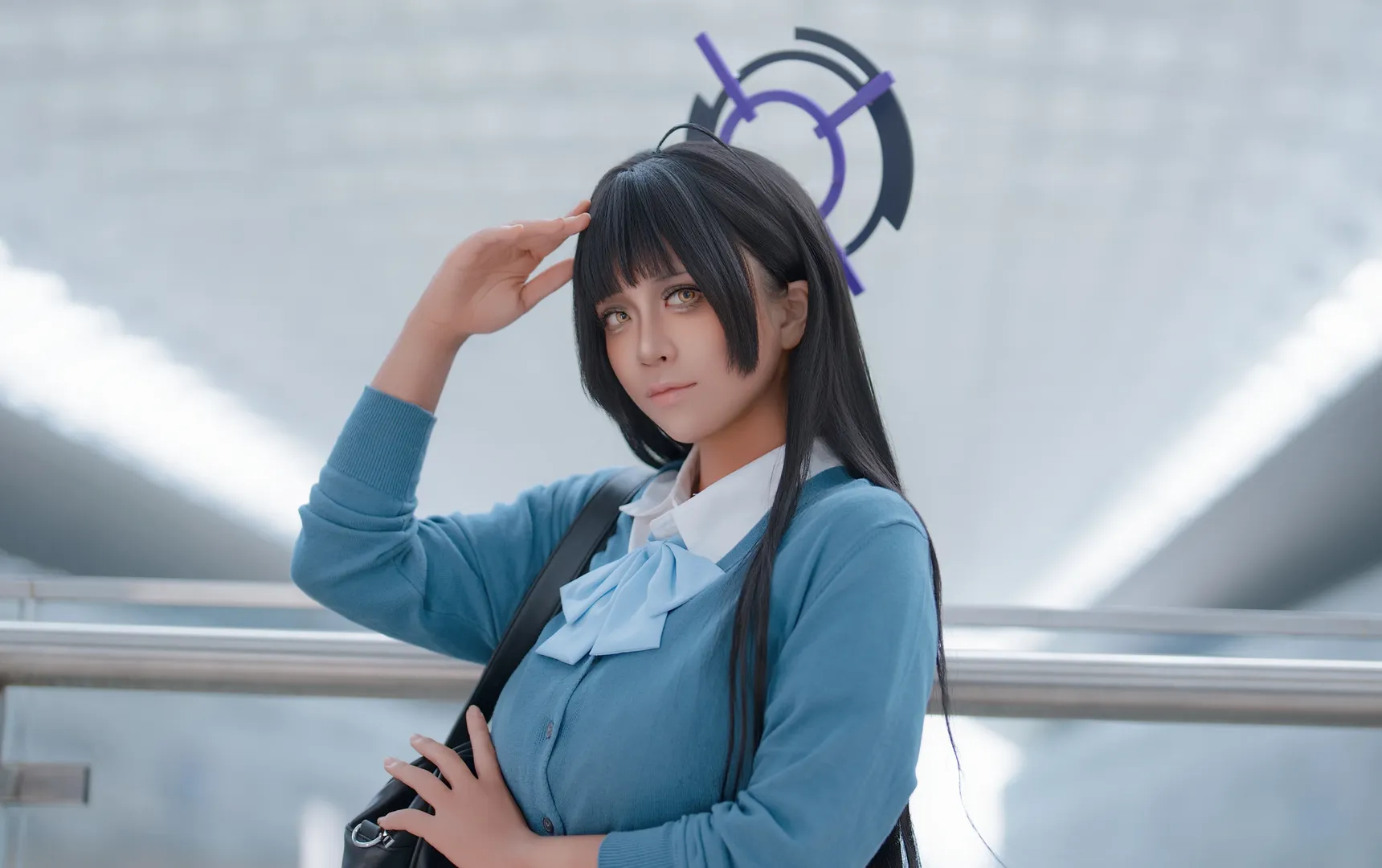 ブルーアーカイブ, CP31アニメコンベンション, オーバーニーソックス, 角楯カリンコスプレ, 日焼けJK - 7枚目