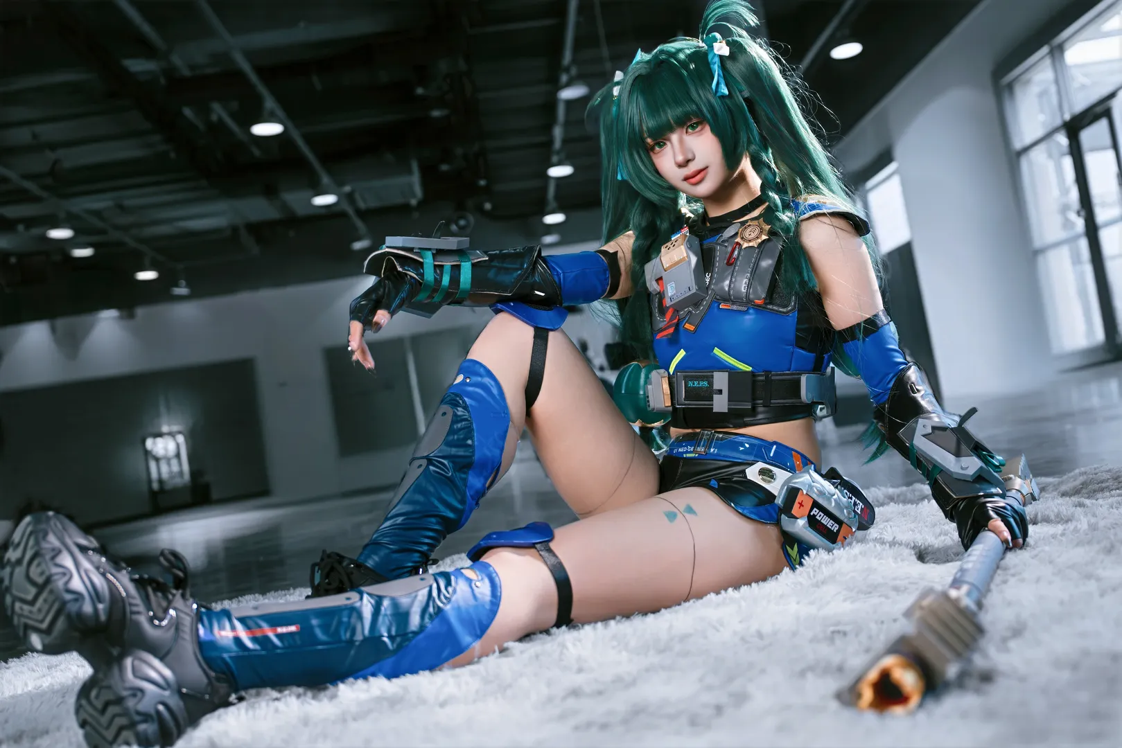 Zenless Zone Zero, Anime-style photography, Convention photos, Qingyi cosplay, Mecha armament - Image 9