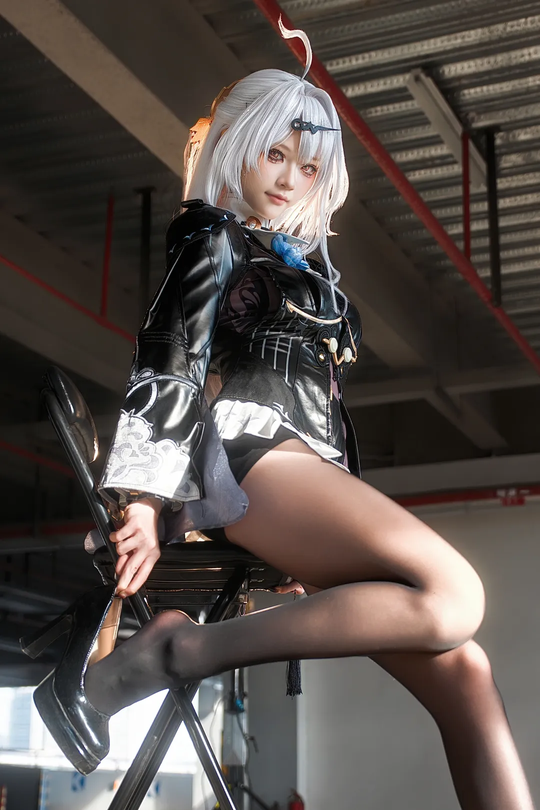 绝区零, cosplay, 仪玄cos, 黑丝穿搭, 工业风片场 - 第3张