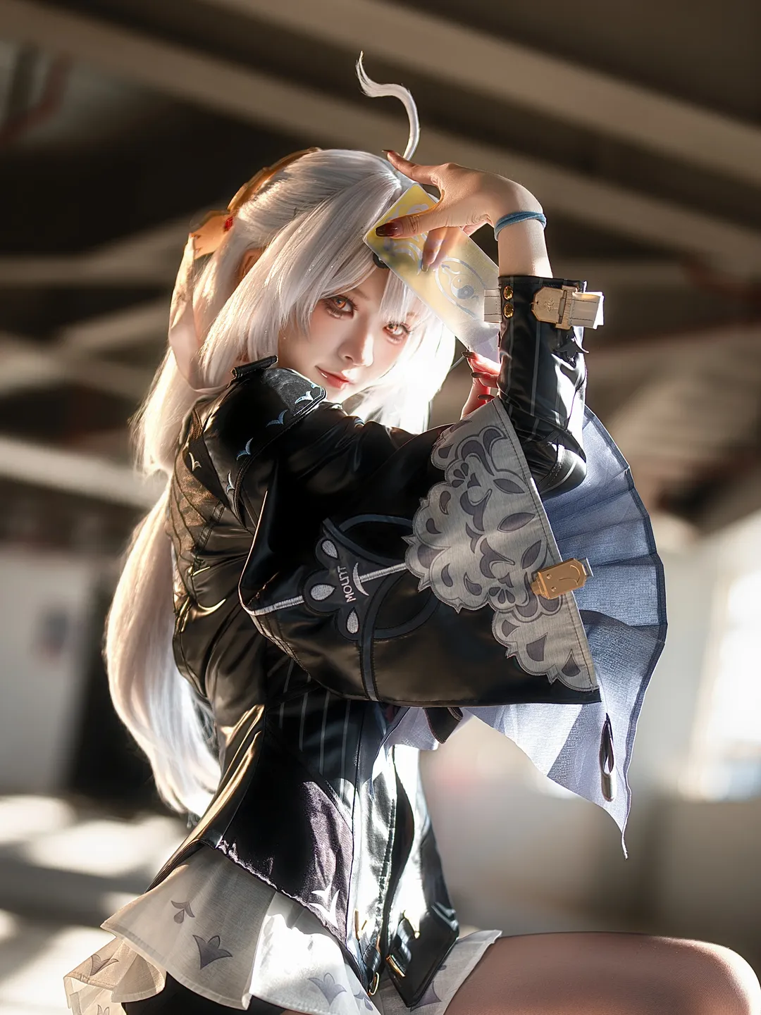 绝区零, 仪玄cos, 工业风摄影, cosplay正片, 黑丝穿搭 - 第4张