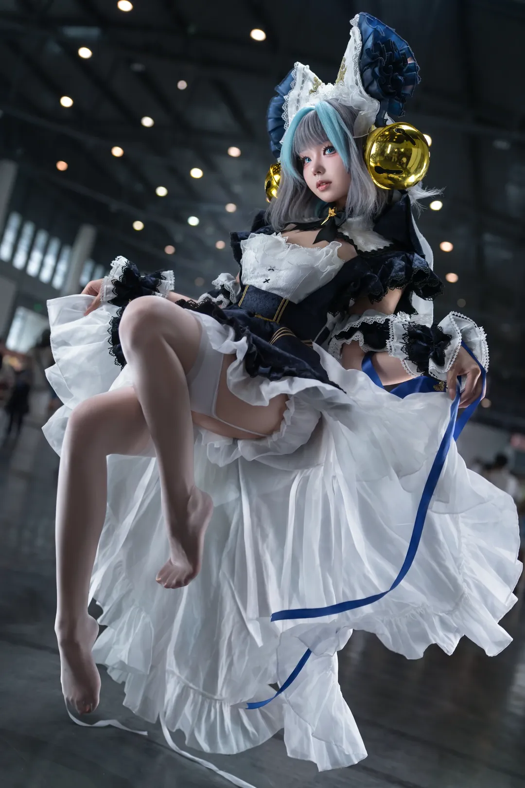 柴郡cos, 碧蓝航线, 漫展返图, cosplay分享, 白丝穿搭