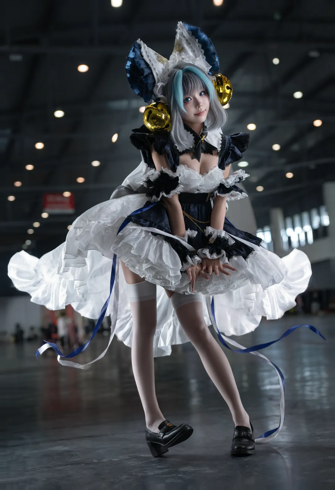Anime-style photography, Cheshire Cosplay, Azur Lane, Anime convention cosplay, Maid outfit cosplay