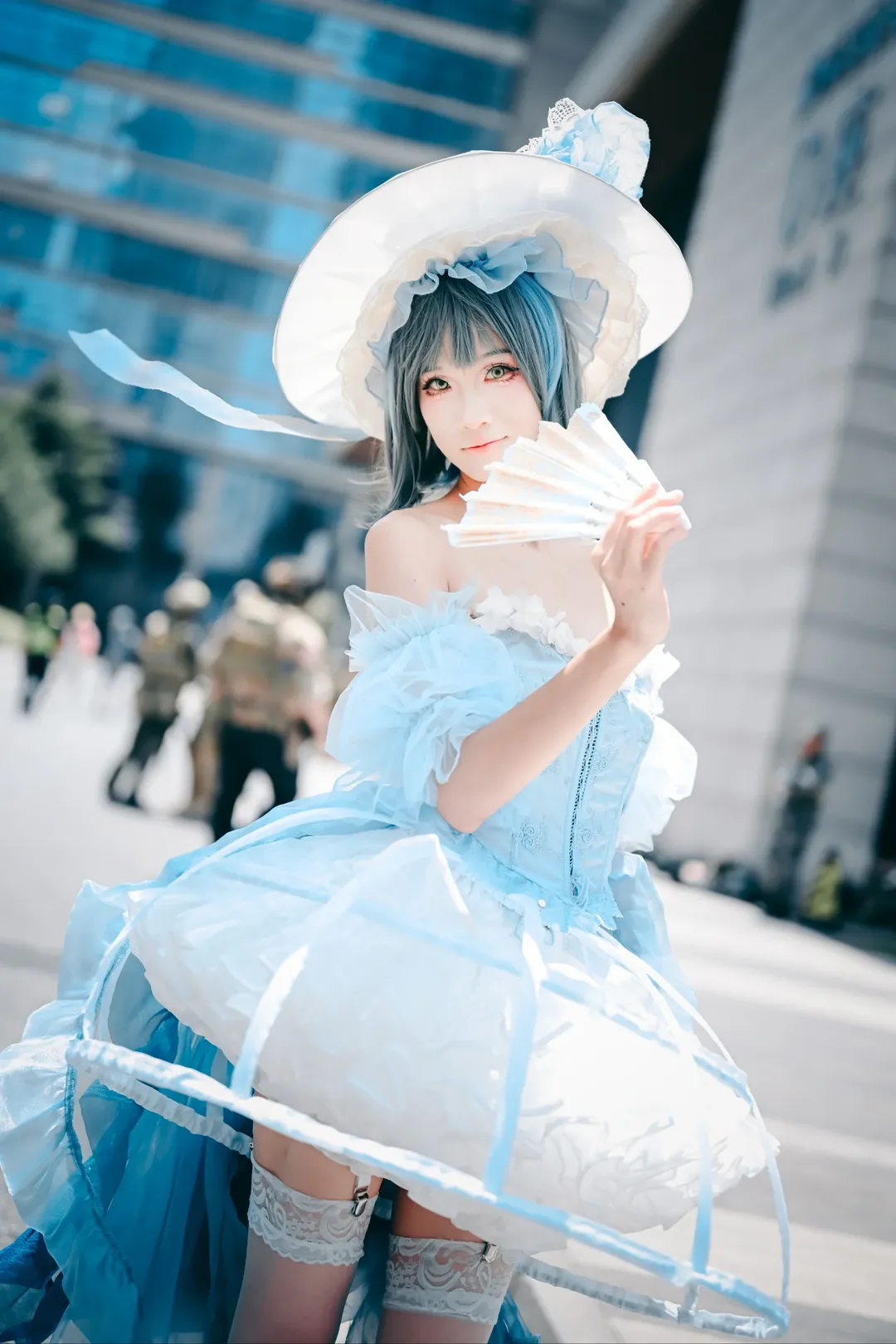 cosplay, 柴郡cos, 碧蓝航线, 漫展返图, 蕾丝袜