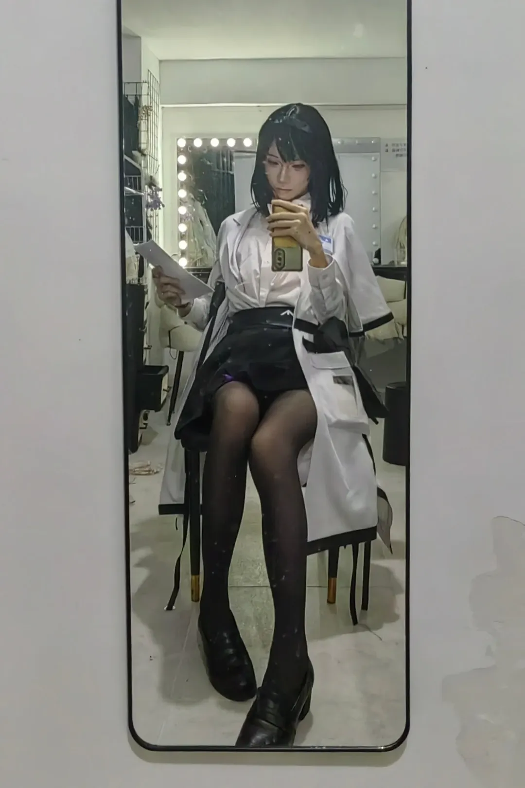 cosplay, 明日方舟, 黑絲, 普瑞賽斯cos, 雪山降臨1101