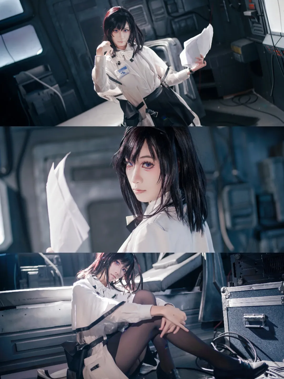 cosplay, 明日方舟, 工业风摄影, 黑丝, 普瑞赛斯cos - 第1张