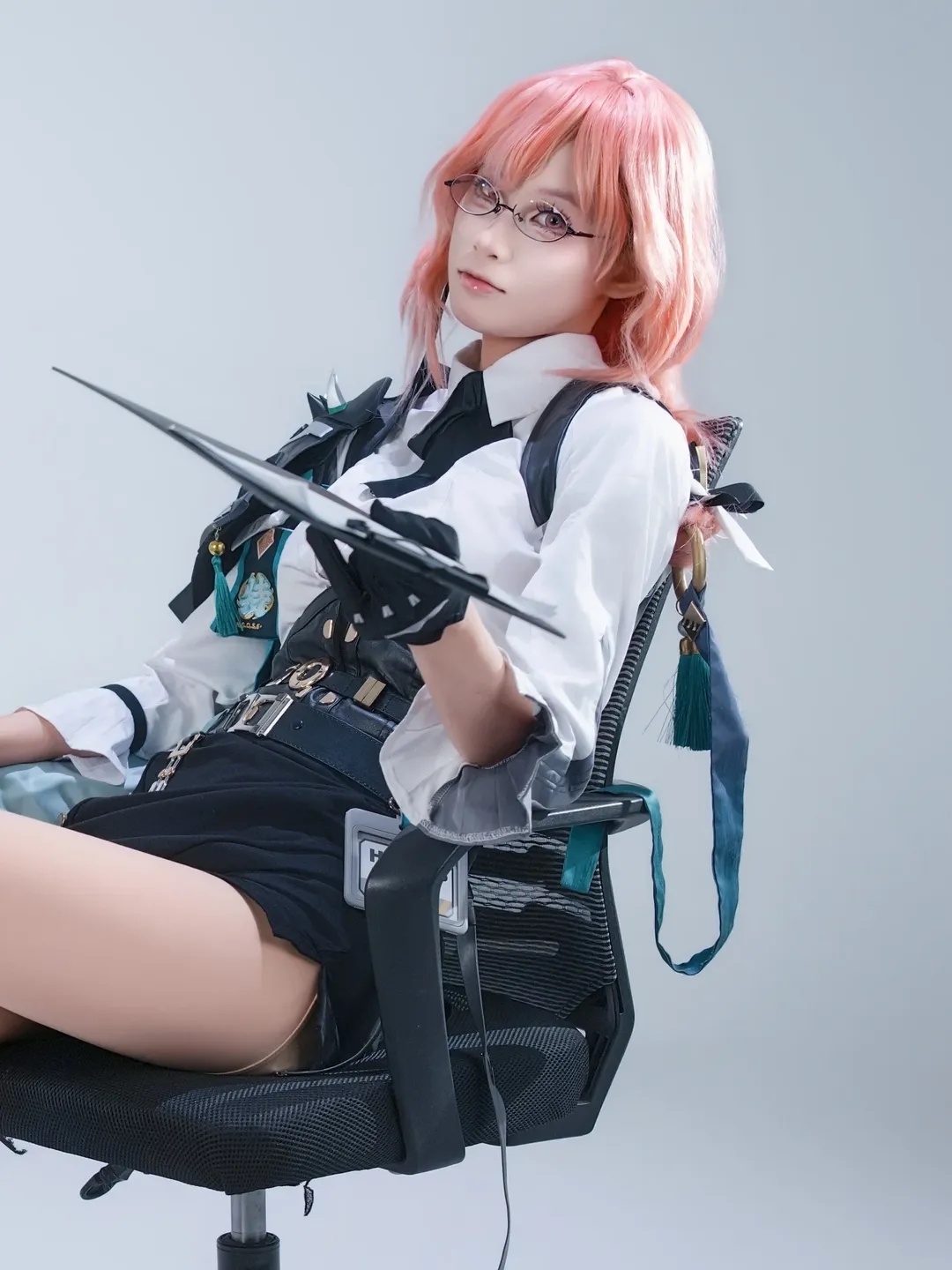 绝区零, cosplay, 月城柳cos, 光腿神器, 大长腿 - 第2张