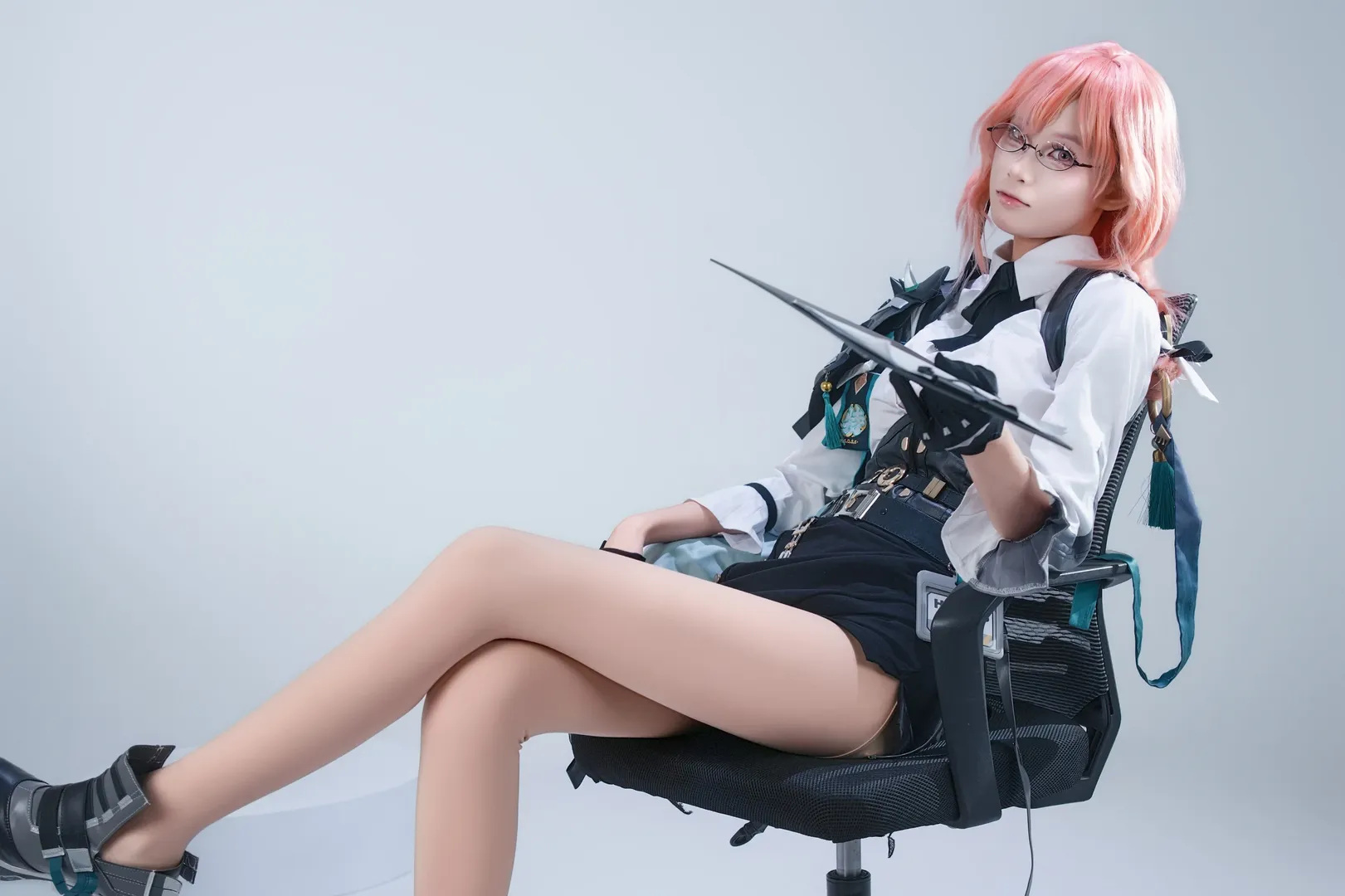 绝区零, cosplay, 月城柳cos, 光腿神器, 大长腿