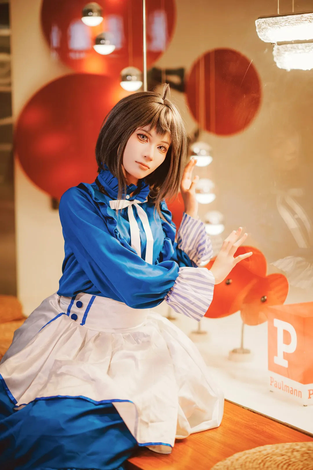 女仆装, 明日方舟, 未许之地, 平安夜, 羽毛笔cos