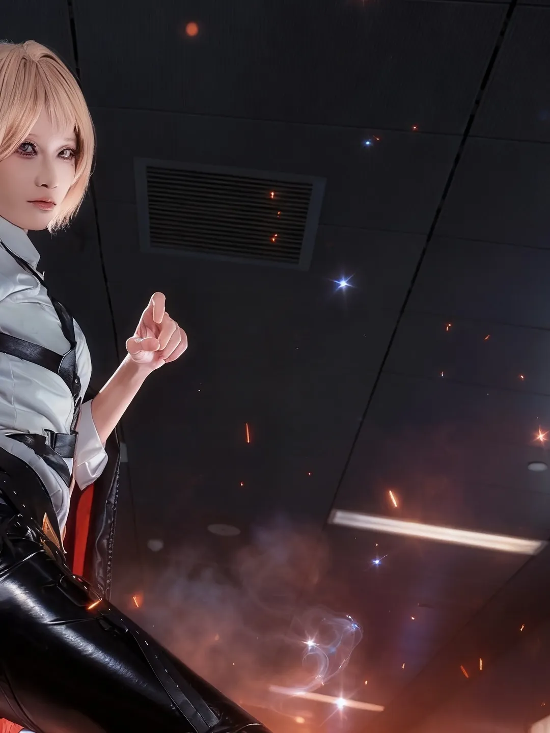 角色扮演, 绝区零, cosplay, 伊芙琳cos, 皮裤穿搭 - 第2张