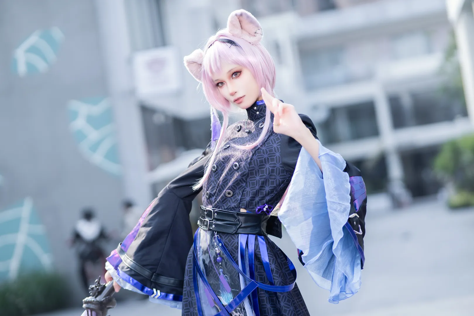 明日方舟, 明日方舟only, 林雨霞cos, 兽耳cosplay, 外拍分享 - 第2张