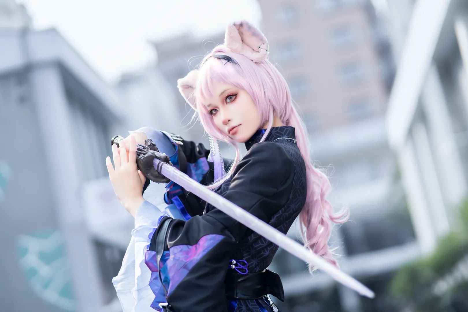 明日方舟, 明日方舟only, 林雨霞cos, 兽耳cosplay, 外拍分享 - 第3张