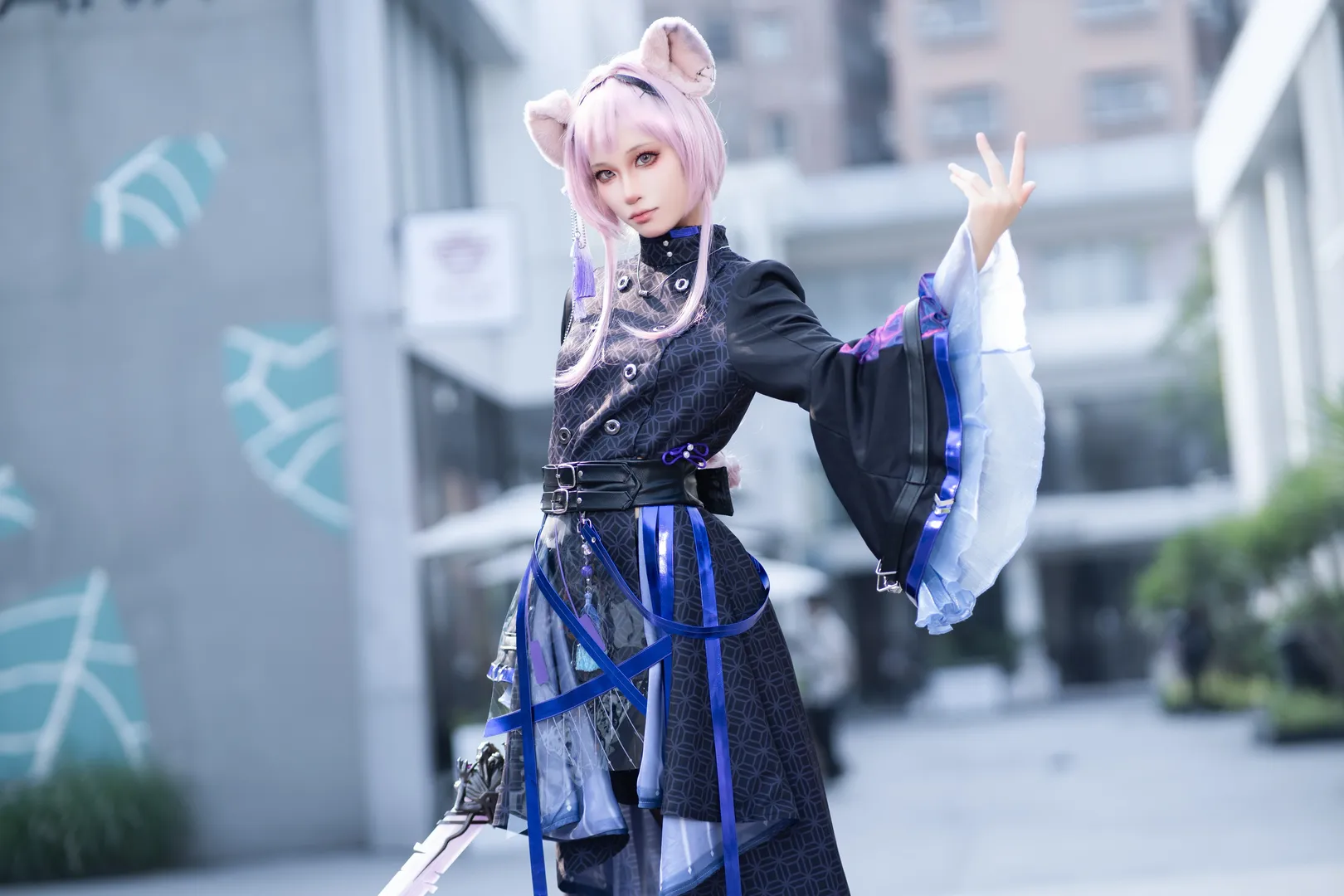 明日方舟, 明日方舟only, 林雨霞cos, 兽耳cosplay, 外拍分享 - 第4张