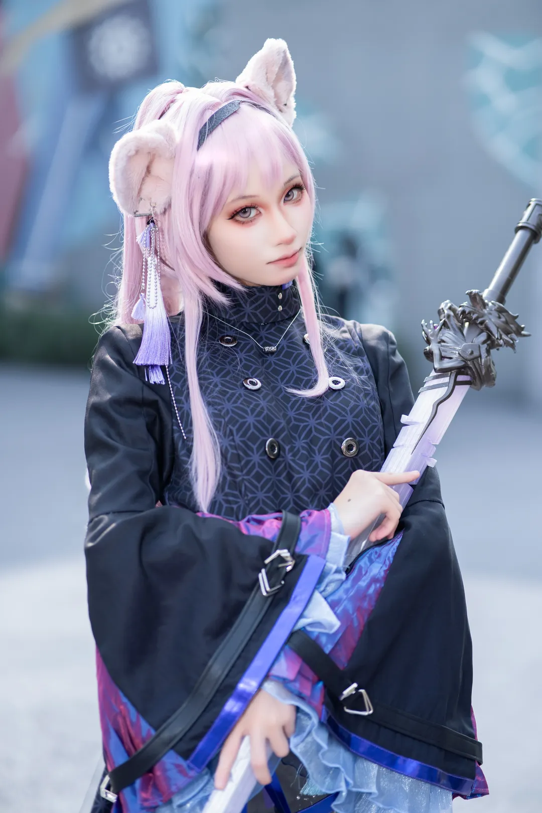 明日方舟, 明日方舟only, 林雨霞cos, 兽耳cosplay, 外拍分享