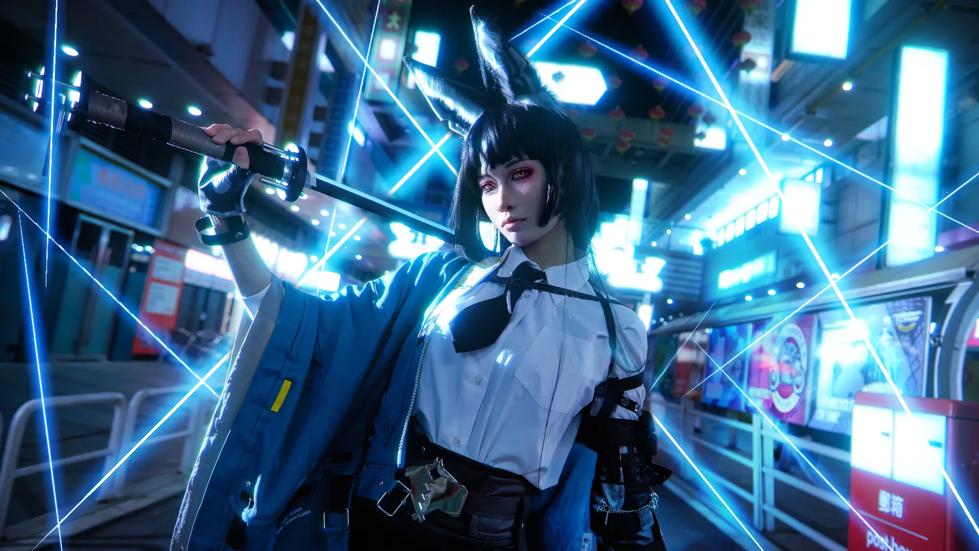 Zenless Zone Zero, Hoshimi Miyabi cosplay, Hollow Special Operations Section 6, Cosplay photography, Tactical Doll cosplay - Image 2