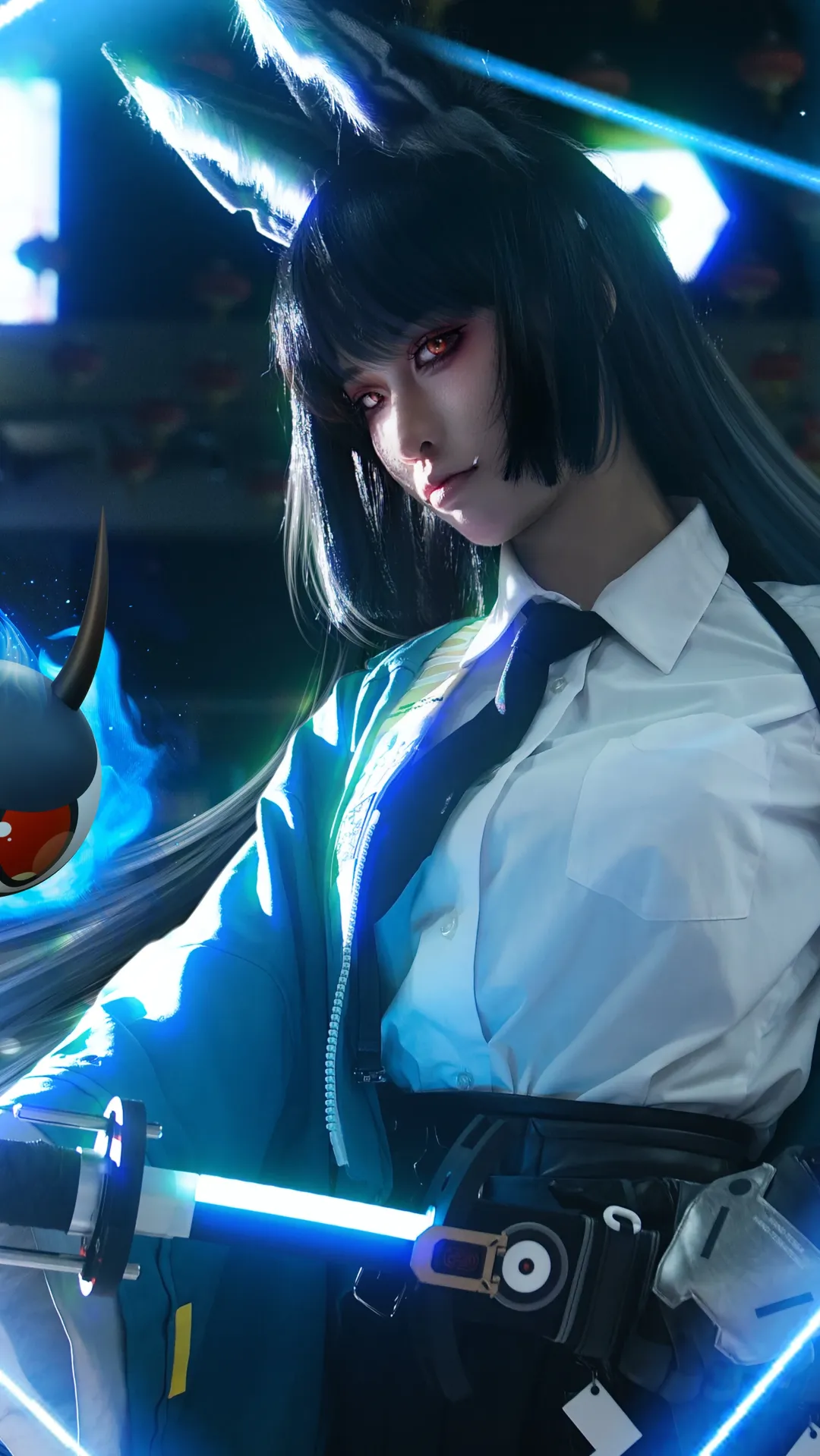绝区零, cosplay, 漫展摄影, 星见雅cos, 视觉冲击感