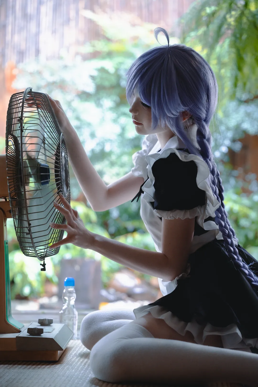 女仆装, 白丝, cosplay摄影, 洛琪希cos, 无职转生