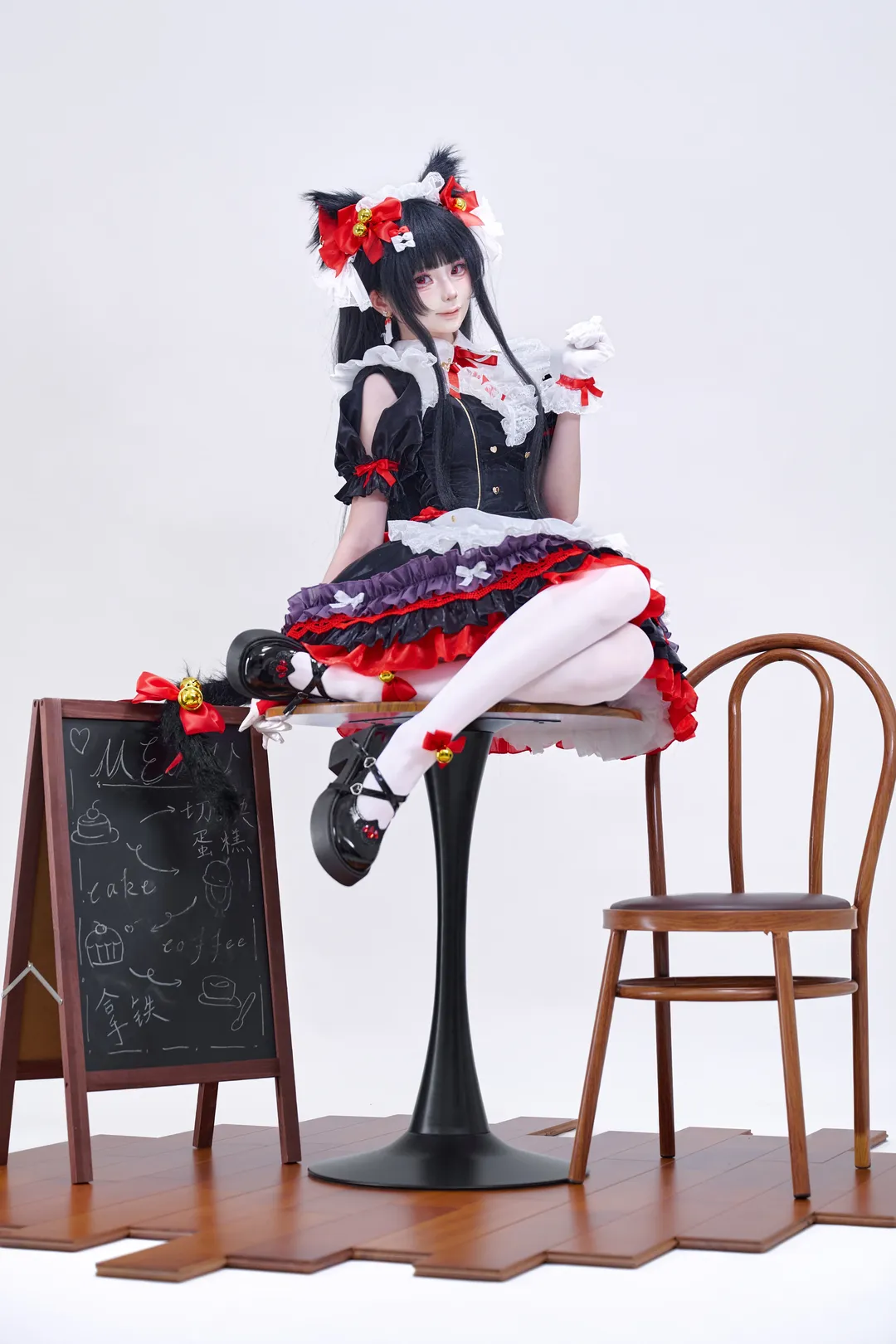 鸣潮, 千咲cos, 白丝, 猫娘, 人形制衣