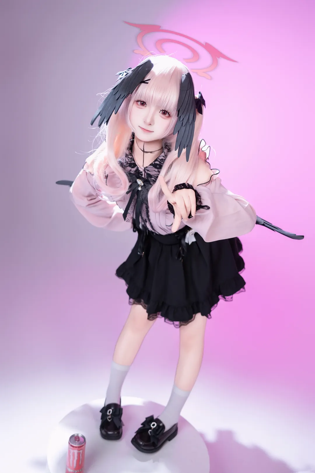 下江小春cos, 二次元角色, cosplay摄影, 白棚拍照, 蕾系穿搭 - 第2张