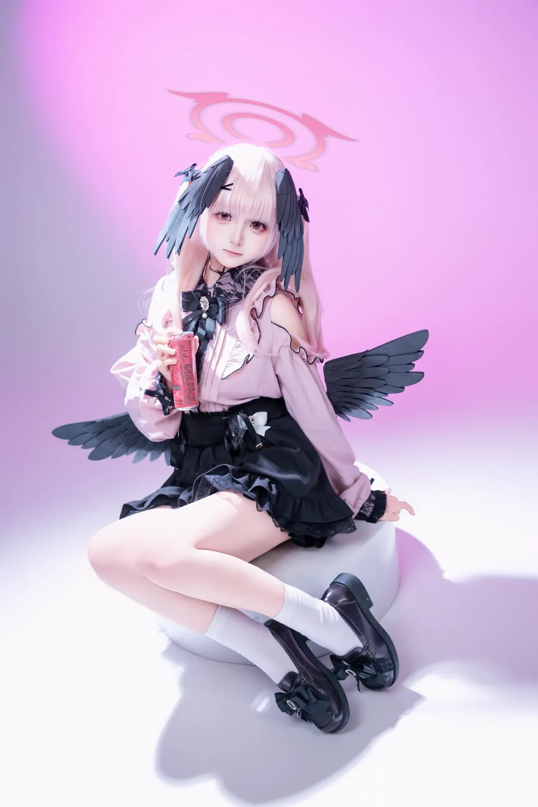 下江小春cos, 二次元角色, cosplay摄影, 白棚拍照, 蕾系穿搭 - 第6张