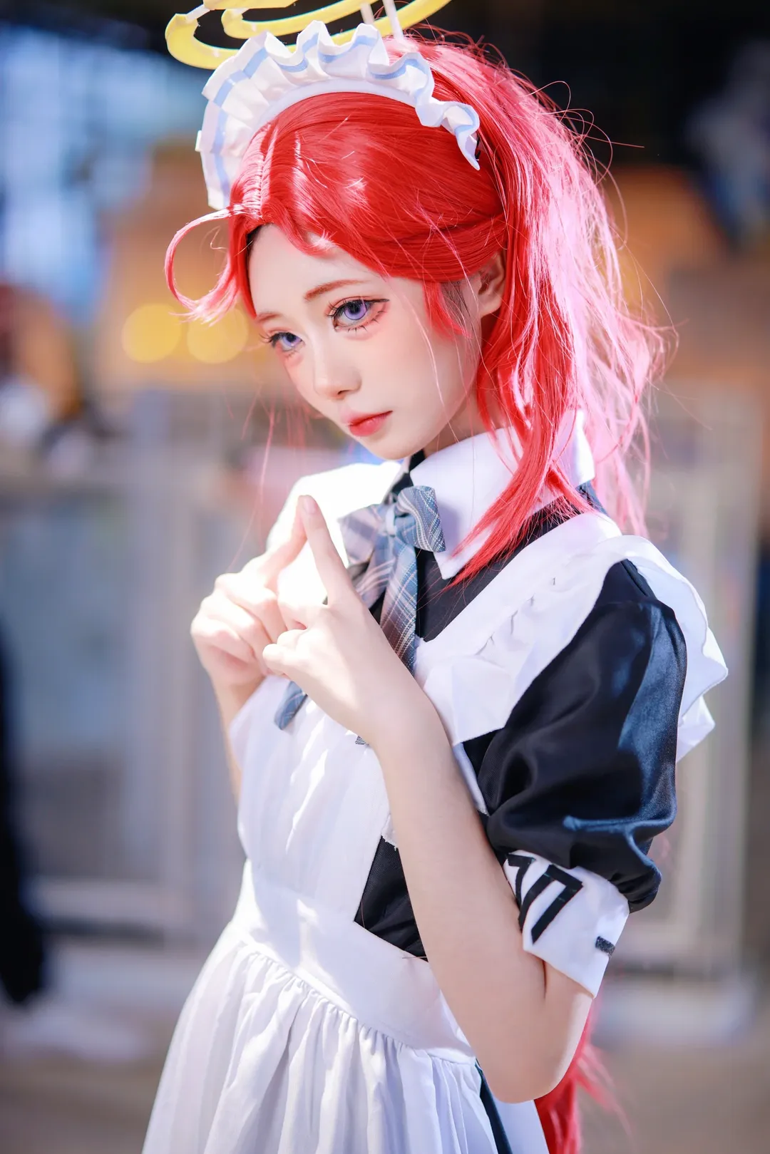コスプレ, 二次元撮影, ブルーアーカイブ, 南寧アニメイベント, 花岡ユズコスプレ