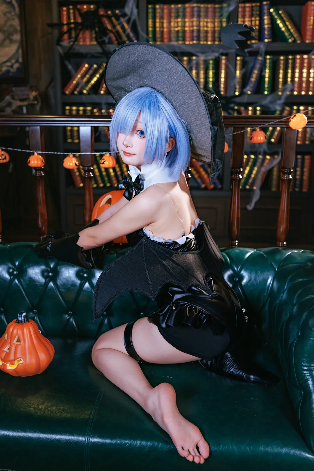 二次元, Re:ゼロから始める異世界生活, レム コスプレ, キヤノンポートレート, ハロウィンコスプレ - 2枚目