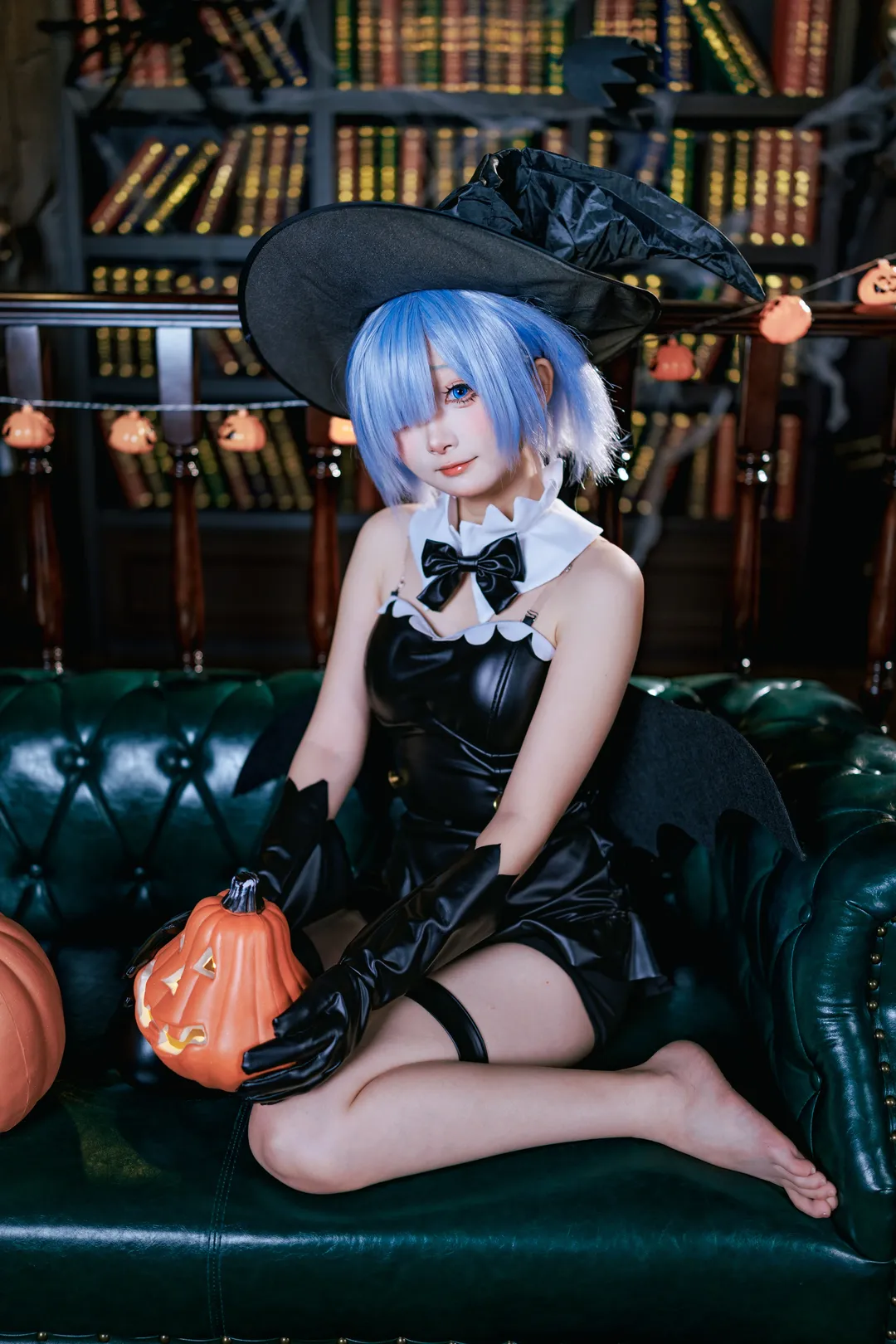 二次元, 從零開始的異世界生活, 蕾姆cos, 佳能人像, 萬聖節cosplay