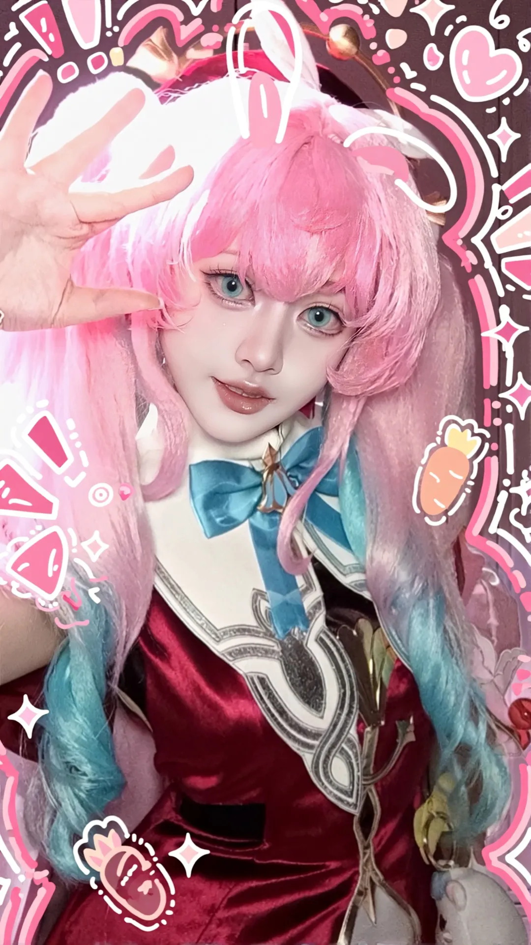 cosplay, 崩坏星穹铁道, 风堇cos, 二次元穿搭, 粉发cos - 第1张