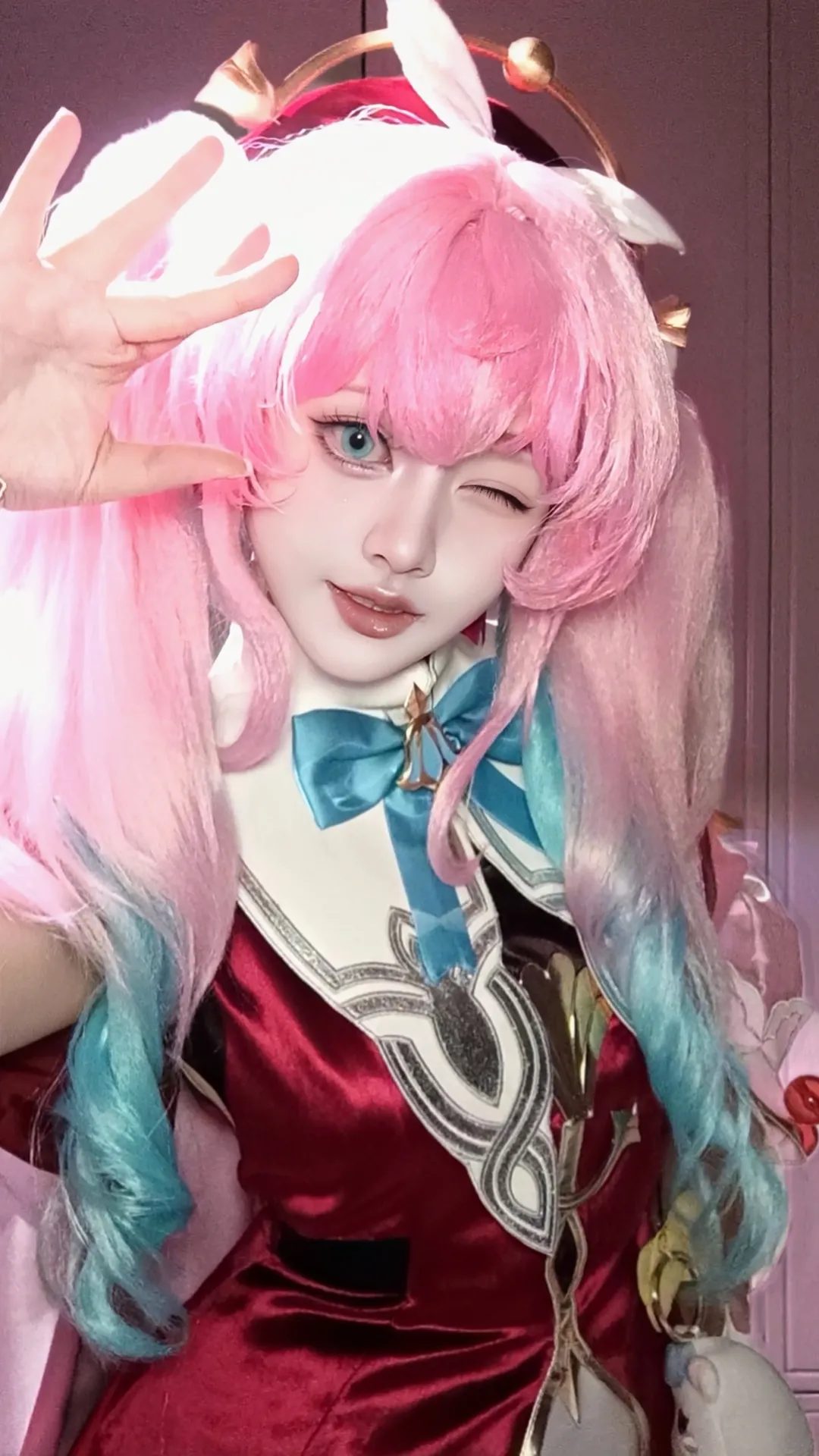 cosplay, 崩坏星穹铁道, 风堇cos, 二次元穿搭, 粉发cos