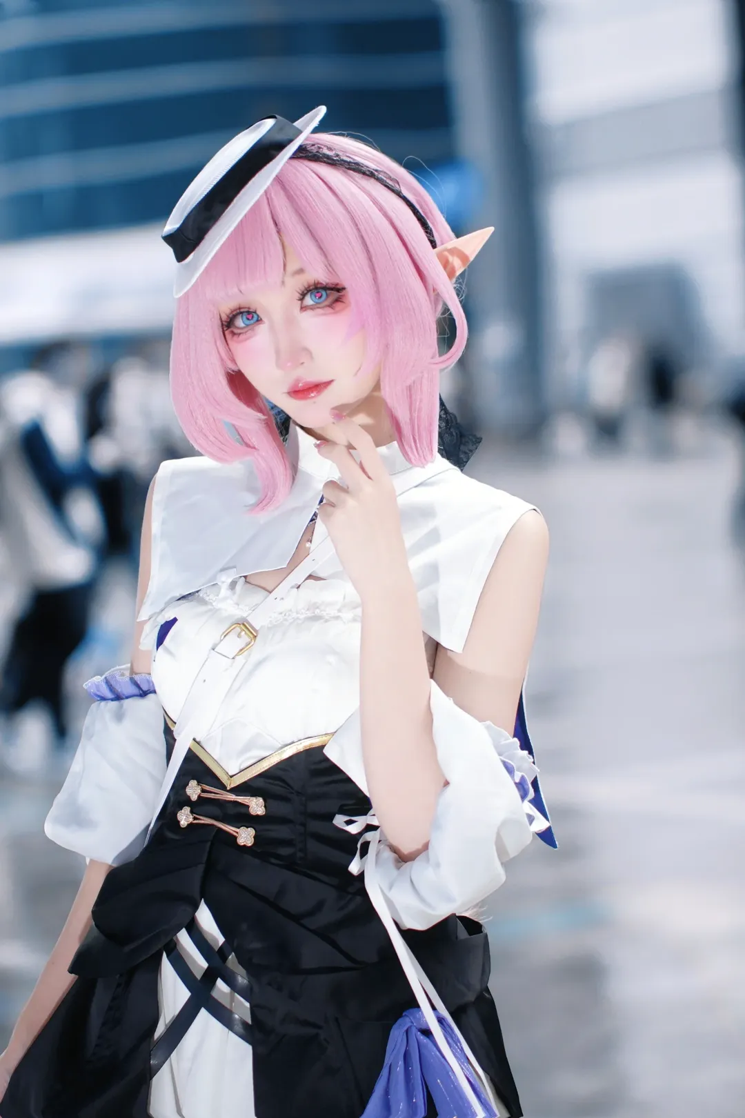爱莉希雅cos, cosplay, 精灵耳, cp30, 粉色头发