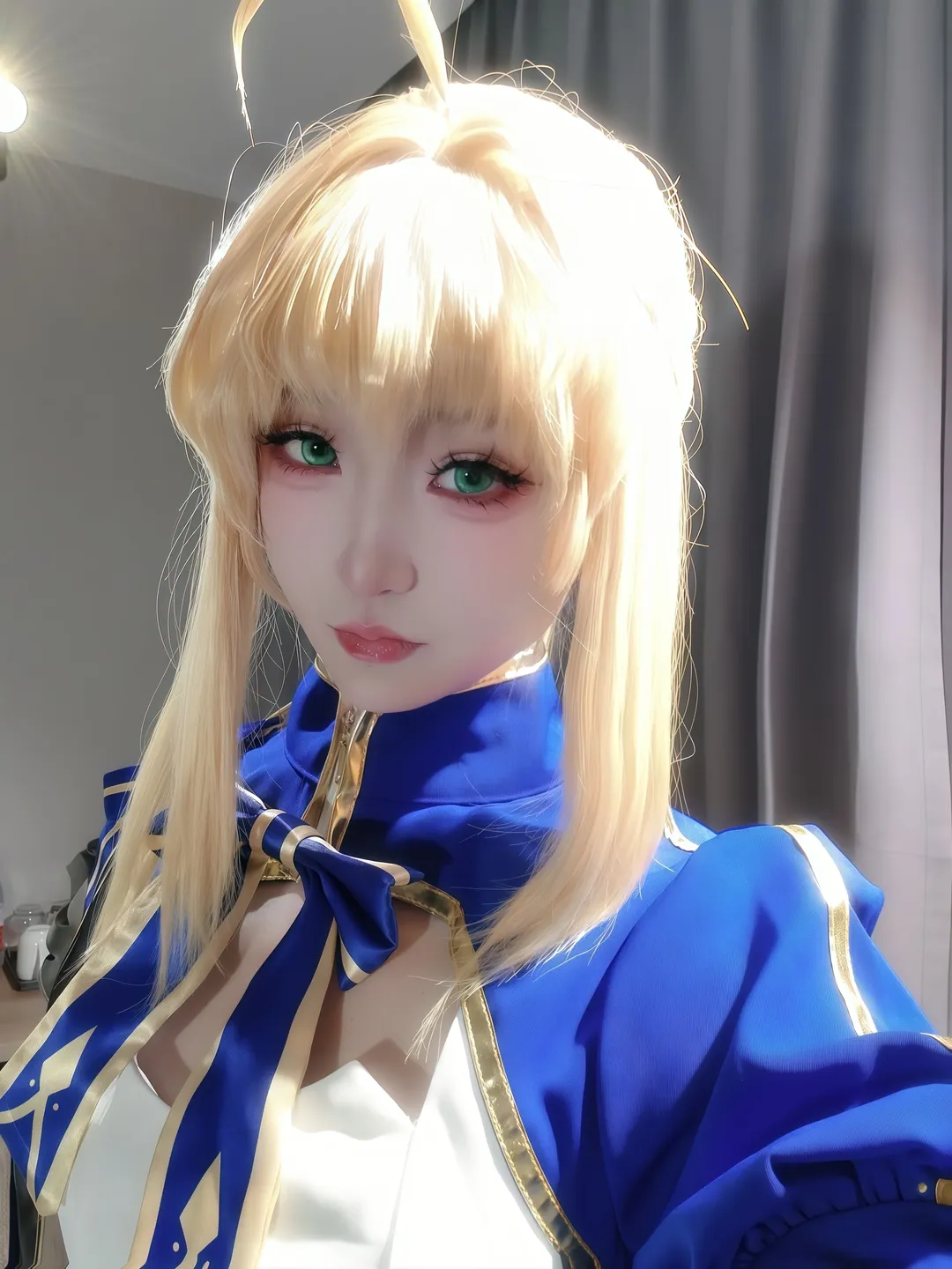 崩坏星穹铁道, 二次元Coser, sabercos, 金发, 蓝衣骑士