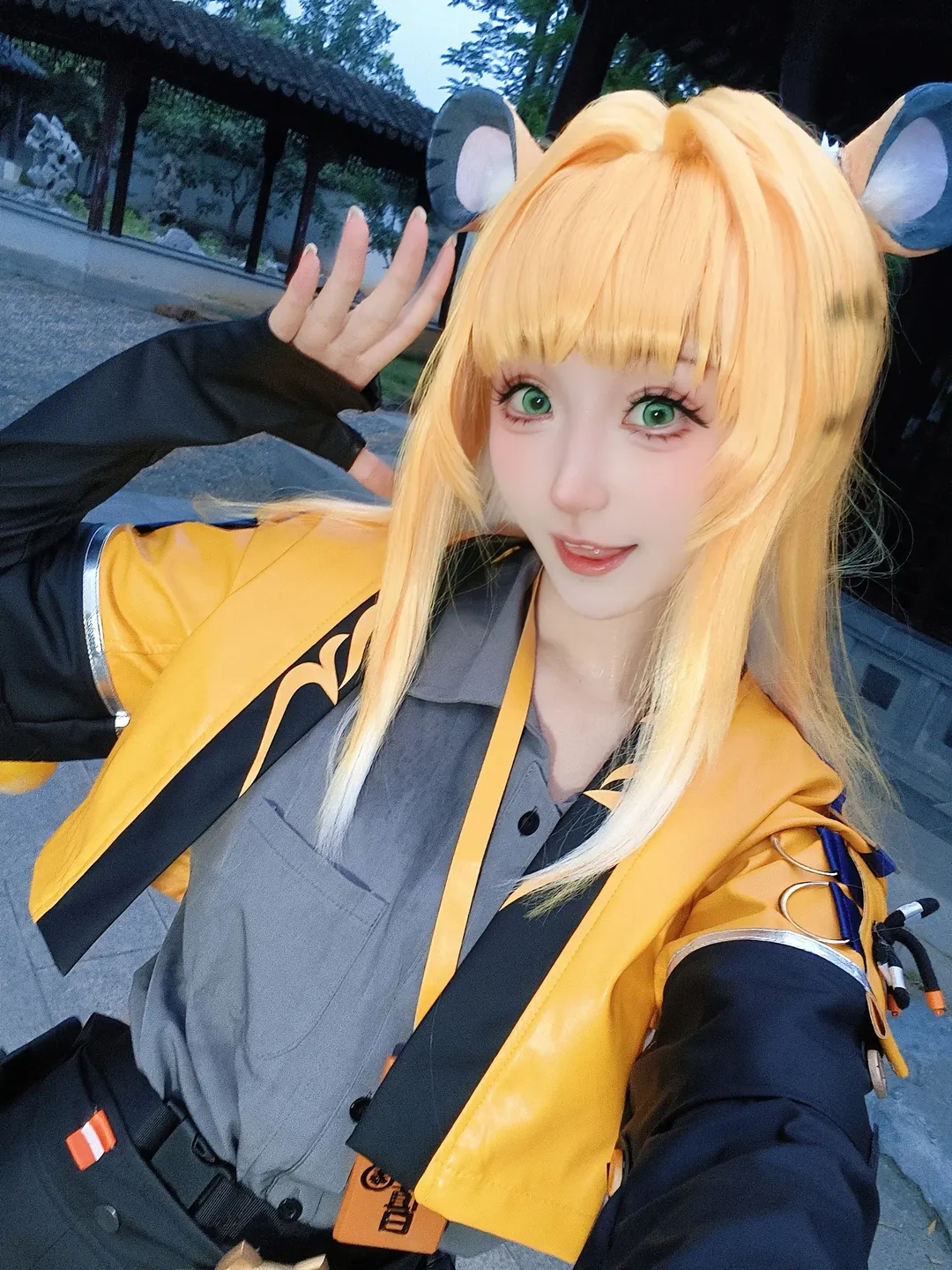 绝区零, 外景拍摄, 橘福福cos, cosplay穿搭, 橘猫