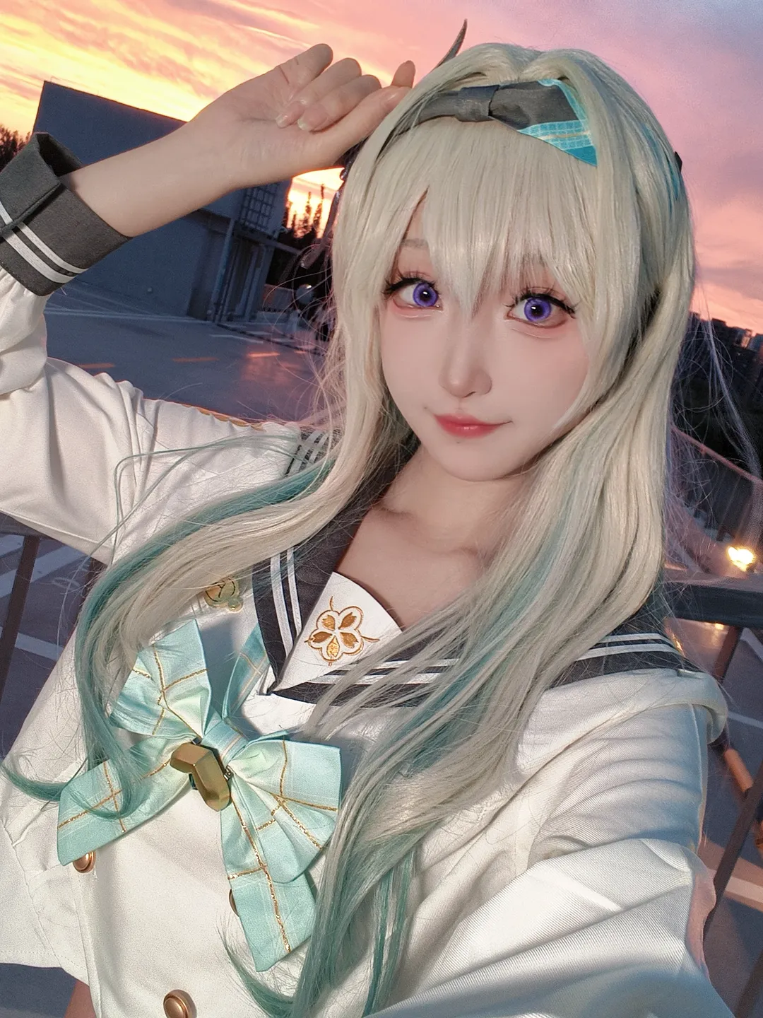 崩壊：スターレイル, ホタル コスプレ, 二次元コスプレ, ホタル JK, 夕焼け撮影