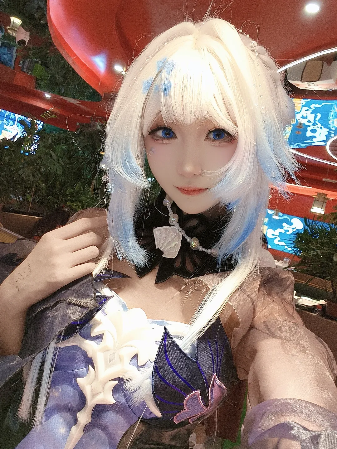 崩坏星穹铁道, 海瑟音cos, cosplay日常, 二次元穿搭, 丝袜穿搭 - 第2张