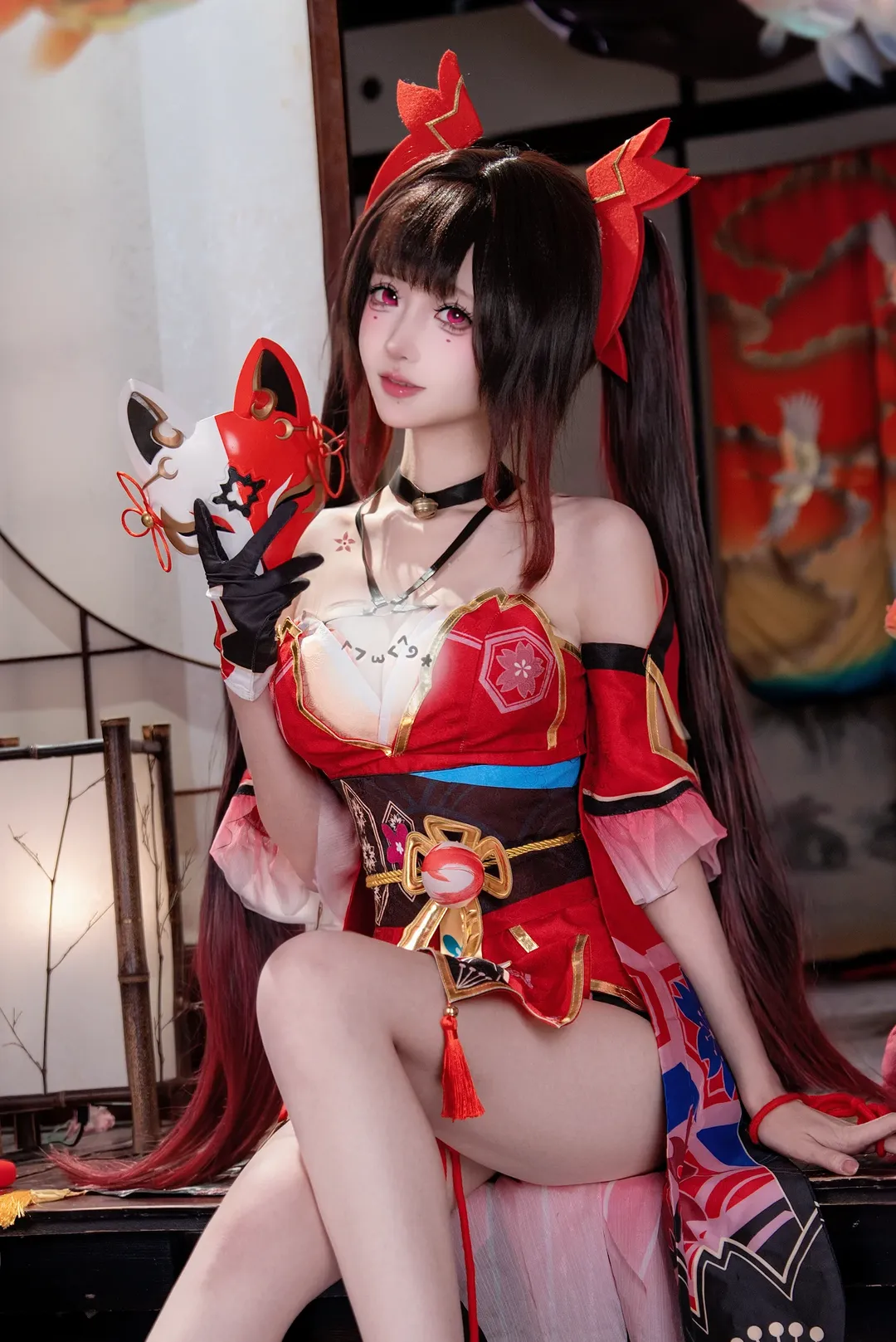 cosplay, 二次元摄影, 崩坏星穹铁道, 花火cos, 水景写真 - 第1张