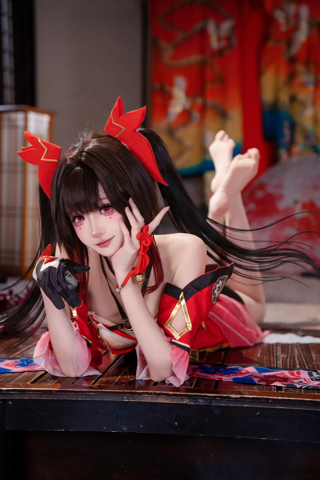 Honkai: Star Rail, Sparkle cosplay, Cosplay photography, Twin-tail hairstyle, Anime-style photography