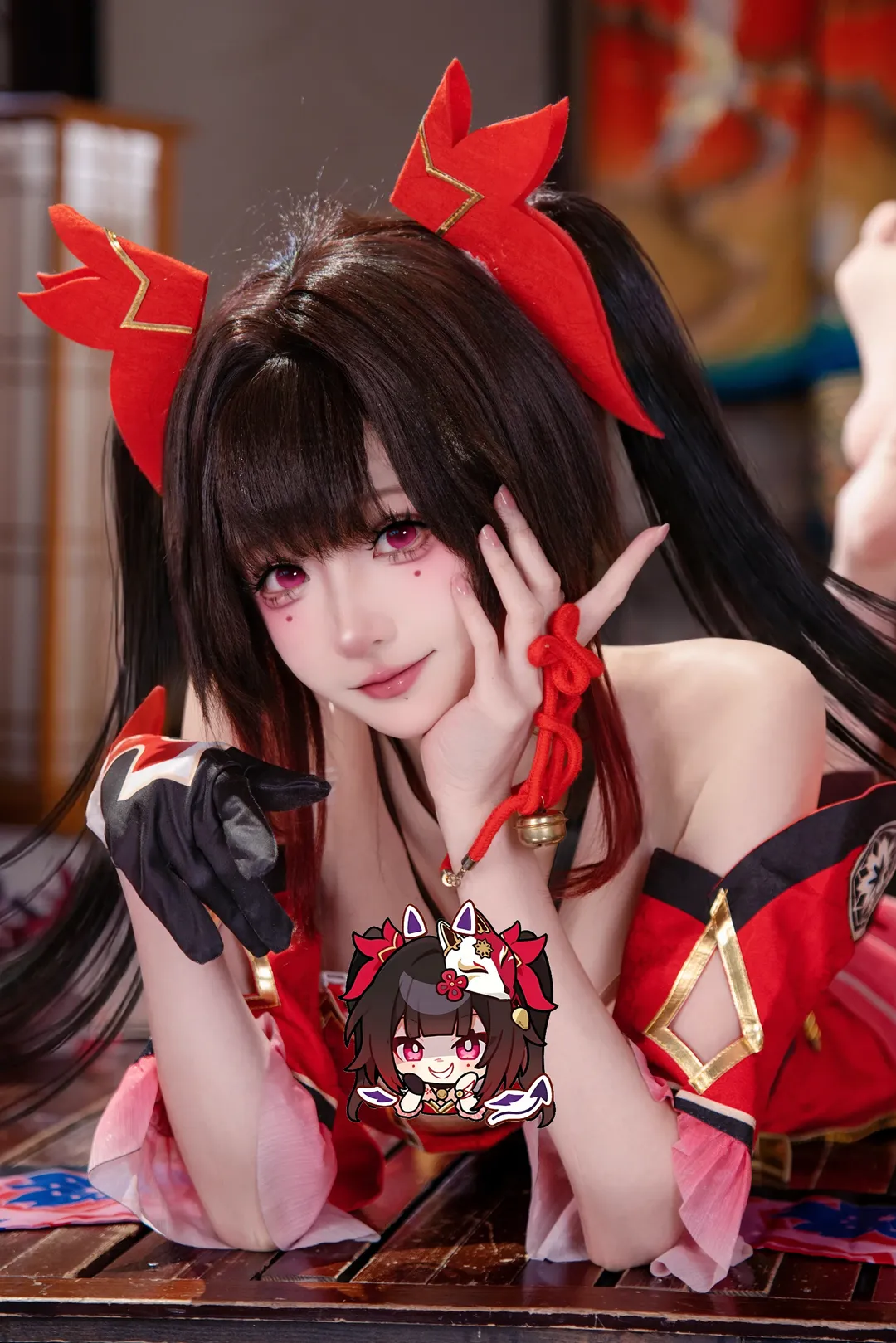 崩坏星穹铁道, 花火cos, cosplay摄影, 双马尾造型, 二次元拍摄 - 第2张