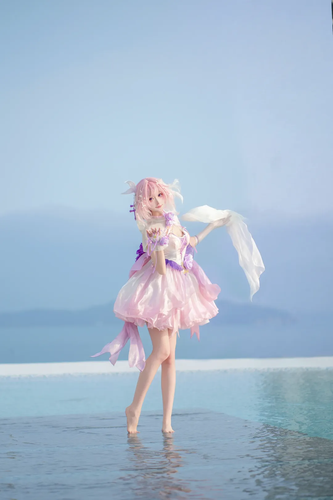 爱莉希雅cos, 崩坏3, cosplay, 户外摄影, 少女写真