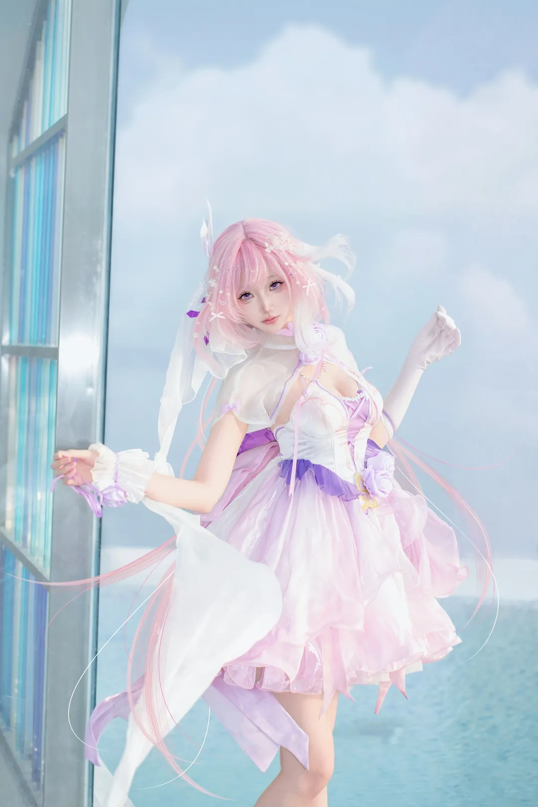 爱莉希雅cos, 崩坏3, cosplay, 户外摄影, 少女写真 - 第2张
