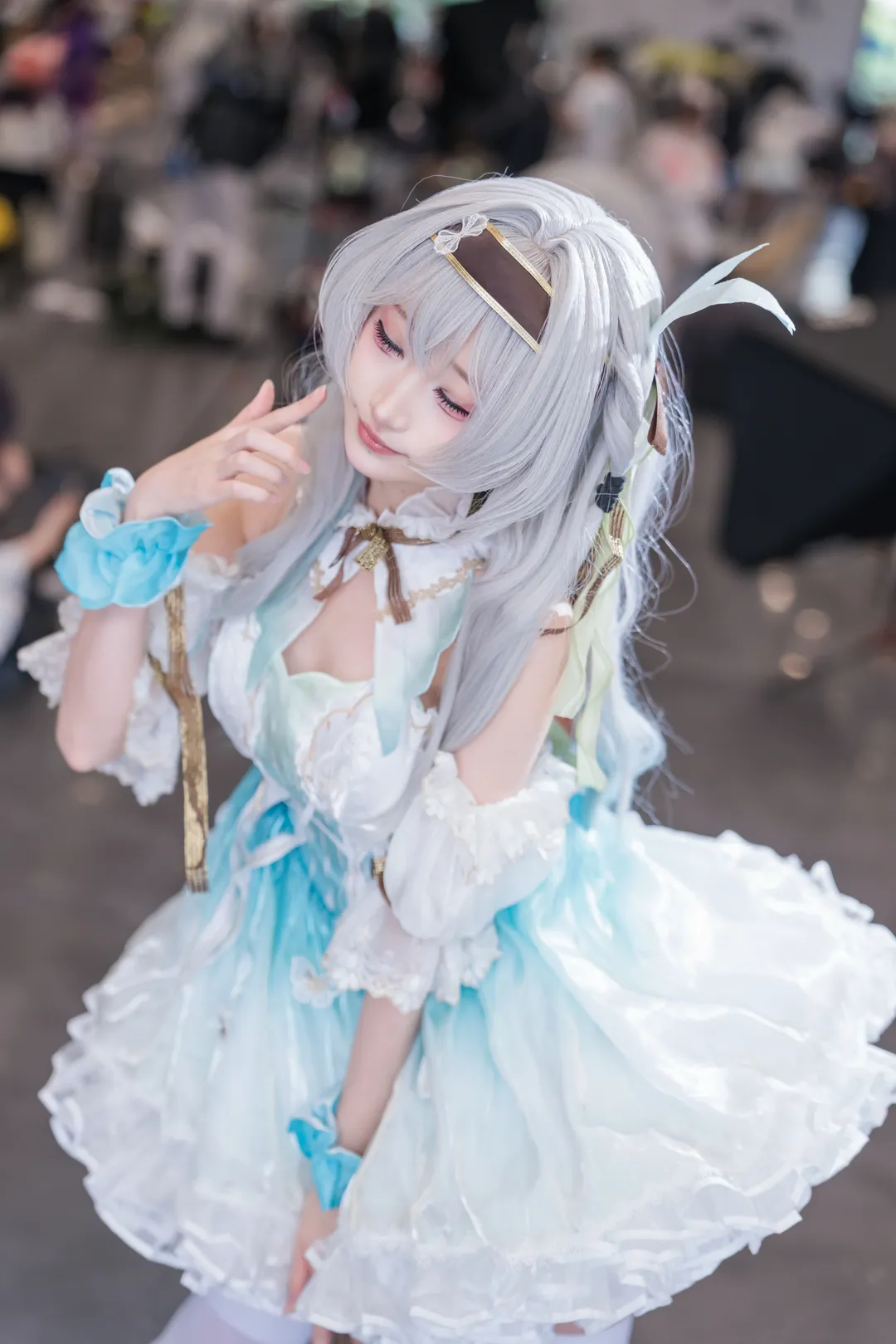 角色扮演, 崩坏星穹铁道, 流萤cos, 漫展摄影, 白丝cos - 第2张