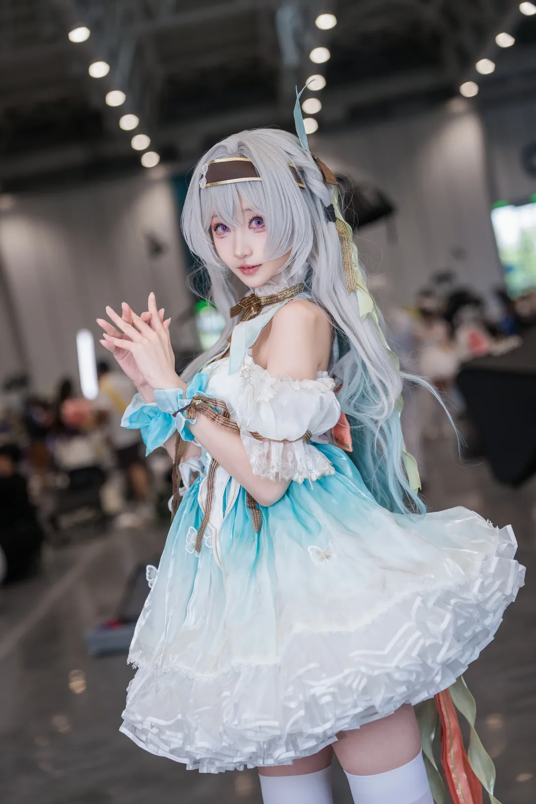 角色扮演, 崩坏星穹铁道, 流萤cos, 漫展摄影, 白丝cos
