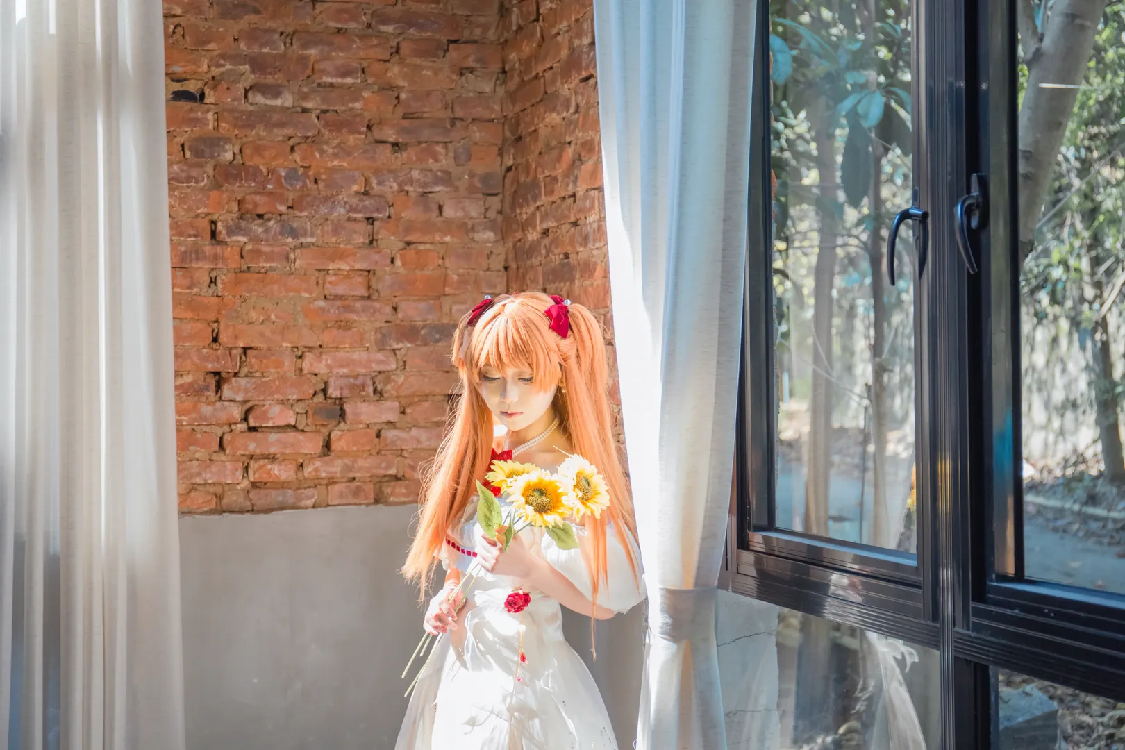 角色扮演, 二次元, 明日香cos, 新世纪福音战士, 丝袜 - 第4张