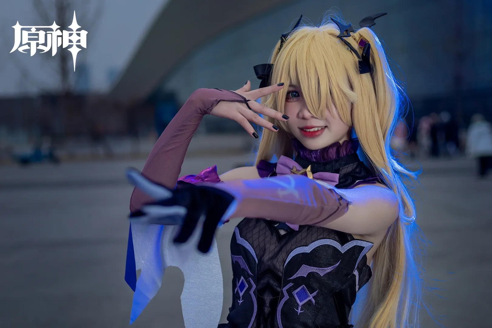 原神, 漫展返图, 二次元cosplay, 丝袜穿搭, 菲谢尔cos - 第1张