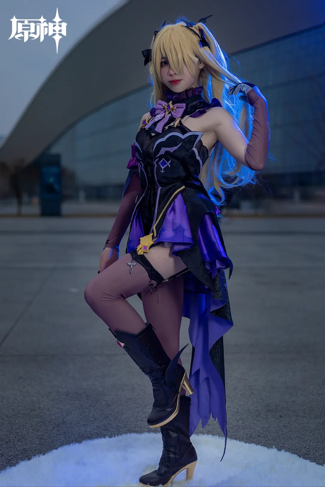 原神, 漫展返图, 二次元cosplay, 丝袜穿搭, 菲谢尔cos - 第3张