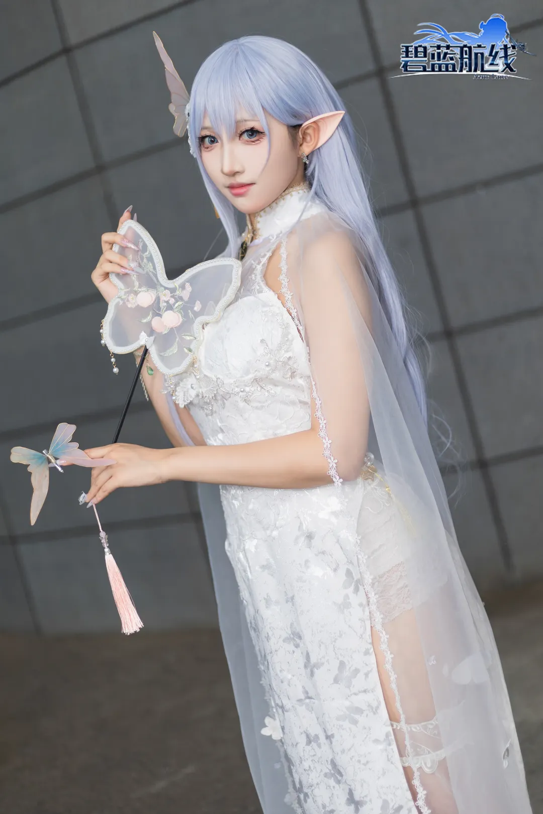 碧蓝航线, 成都世界线漫展, 白丝穿搭, cosplay返图, 阿尔比恩cos - 第3张