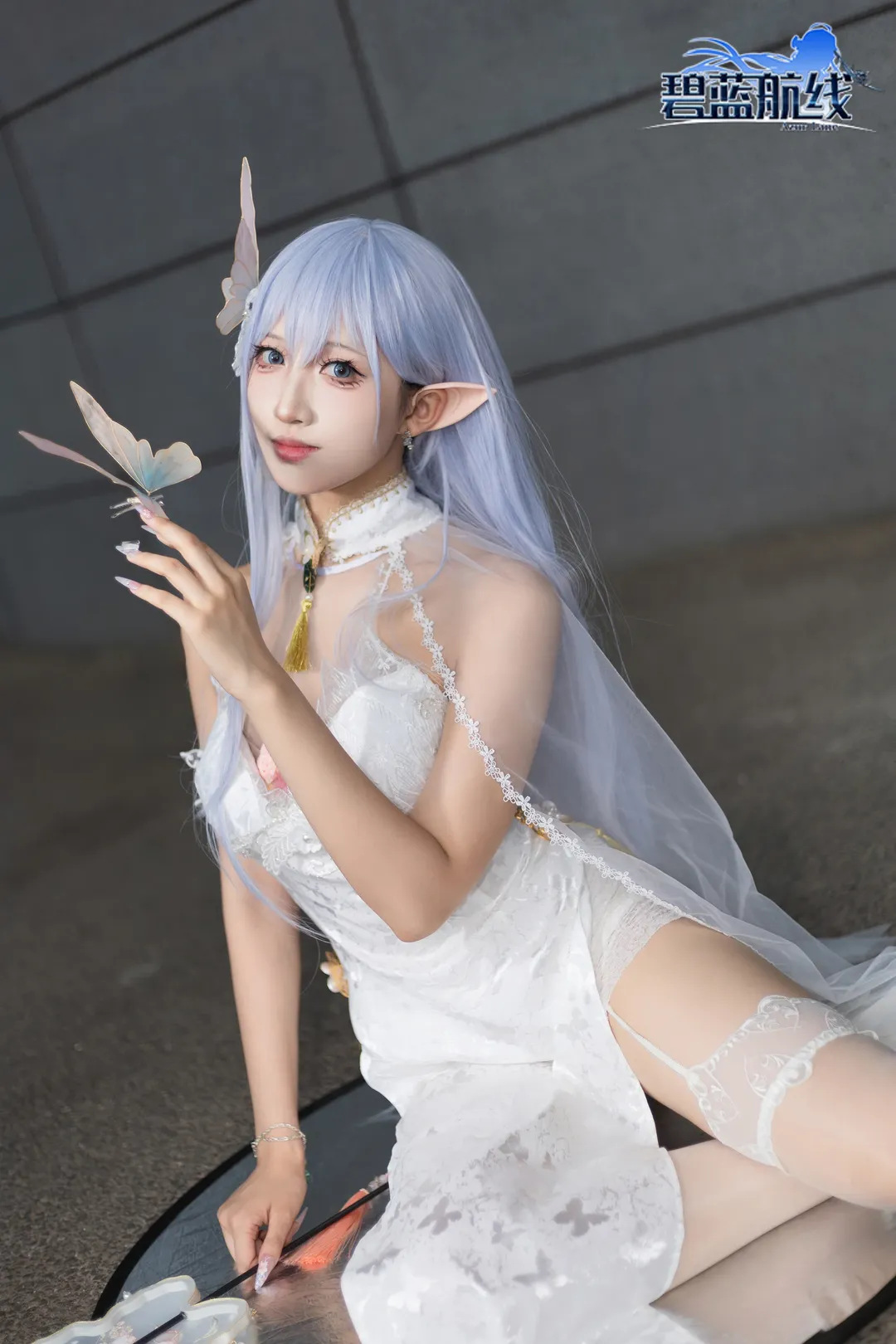 碧蓝航线, 成都世界线漫展, 白丝穿搭, cosplay返图, 阿尔比恩cos - 第4张