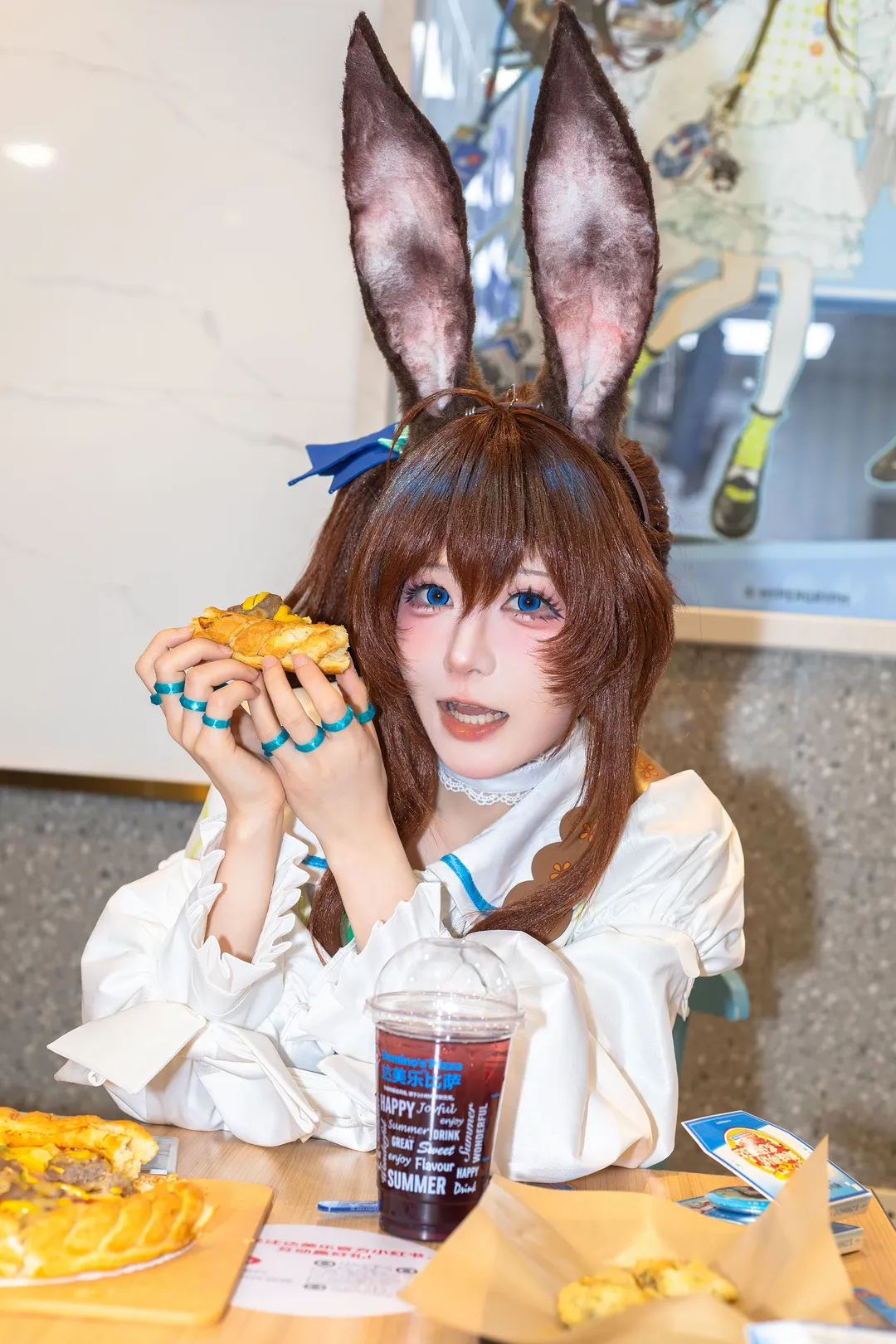 明日方舟, 阿米娅cos, cosplay摄影, 二次元日常, 达美乐联动 - 第2张